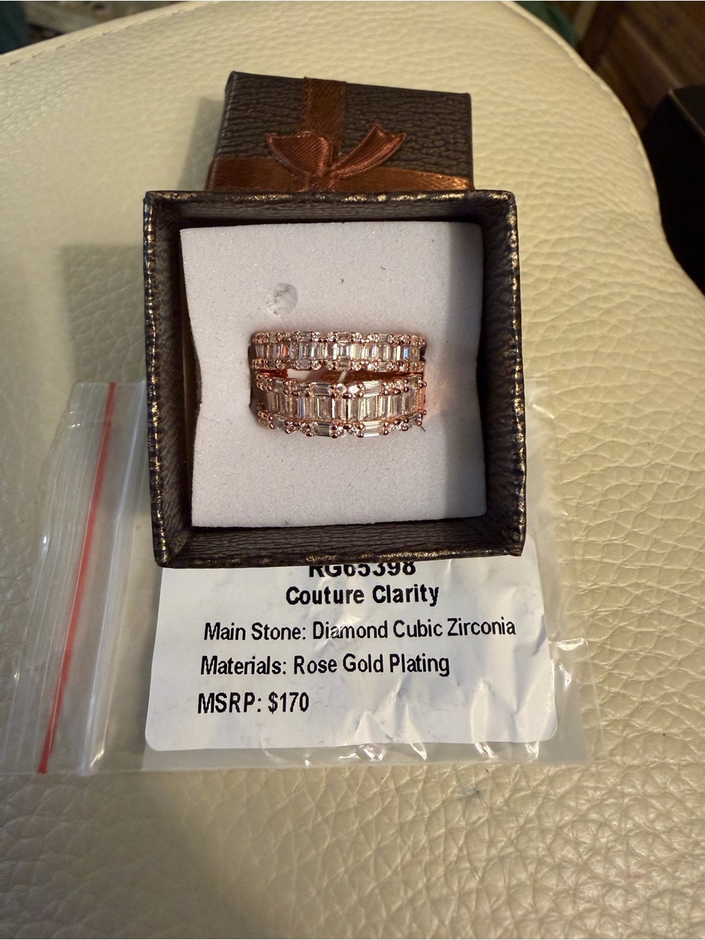 Bomb Party 2026 April Rose Gold Size 6 Ring